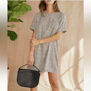 Jenni Kayne Leopard T-Shirt Dress in Size Small